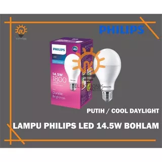 Lampu LED Philips 14.5 watt Bohlam 14.5w / Philips Putih 14.5 w Bulb LED 14.5watt