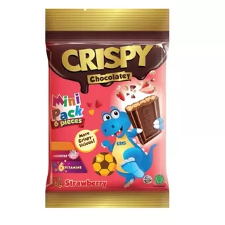 Coklat CRISPY Mini Pack isi 6pcs - Strawberry