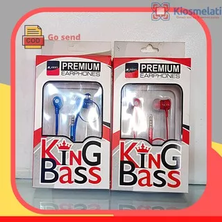 Headset vivo/Headset samsung/Headset original/Handsfree Earphone ARMY King Bass 17 Premium