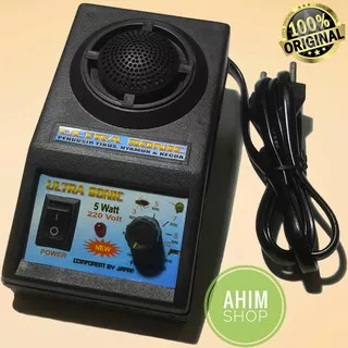 Ultrasonic Pengusir Tikus Kecoa Nyamuk Lalat Serangga Ultra Sonic Pest Control 10 Khz 5W Tanpa Racun