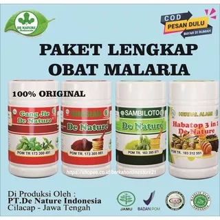 Obat Malaria Demam Menggigil Herbal Ampuh De Nature Original Pria Wanita Ampuh