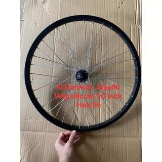 Velg sepeda ukuran 20 inch Hub 36 bahan alloy