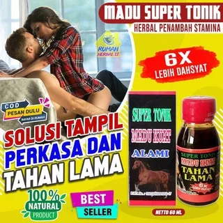 [COD] Madu Kuat Super Tonik Original Cap Kuda / Madu Tonik Asli Tahan Lama 6X