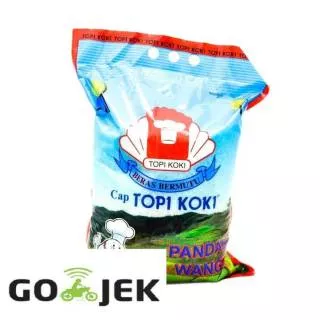 Beras TOPI KOKI Pandan Wangi/Setra Ramos/HOKI/Si Pulen/AN-Dong/Sumo 5 kg/Rojolele 5 kg (bisa kirim via GOSEND)