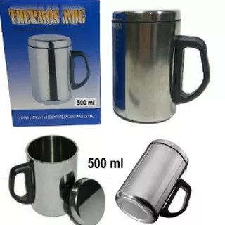 Gelas Thermos Mug Stainless 500ml / Mug Thermos Stainless Steel 500 ml