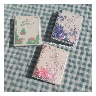 (Dream) Collect Book (tempat foto polaroid) glittery mini album for photocard and polaroid muat polaroid / photocard kpop/ foto 2R