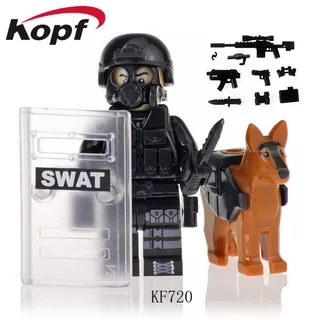Lego Swat Soldier Tentara Militery Police Pasukan Army Militer