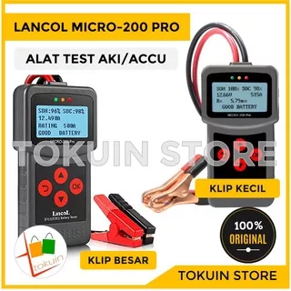 Alat Test Tester Aki Tes Cek Aki Accu Mobil Motor Lancol Micro 200 Pro