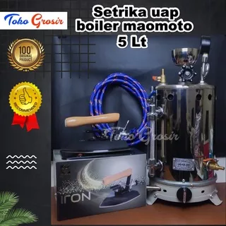 SETRIKA / SETRIKA UAP / SETRIKA UAP LAUNDRY MAOMOTO KAPASITAS 5 LITER GARANSI 1 TAHUN