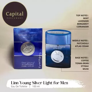 Linn Young Silver Light For Men EDT 100 ml