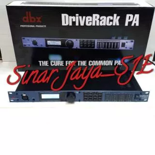 Driverack dbx PA Speaker Management MADE IN USA PA