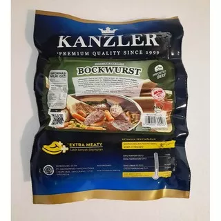 Kanzler BOCKWURST Sosis Sapi dan Ayam 360 Gram Gr Isi 5 Pcs