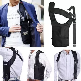 Tas gadget FBI/TAS Pundak pria/tas selempang polisi bahu model fbi agen 007 anti maling sling bag