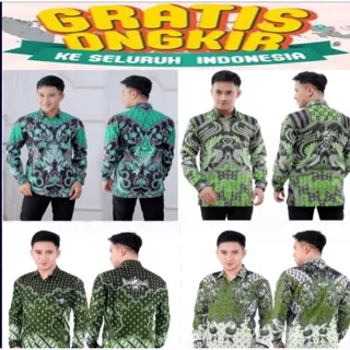 baju batik nu/kemeja batik nu/kemeja lengan panjang/kemeja batik pria