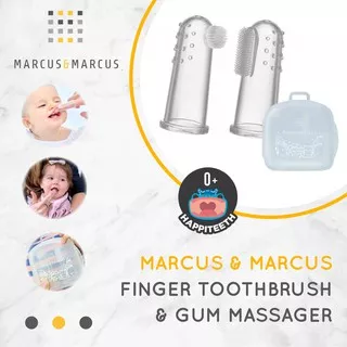 Marcus & Marcus Finger Toothbrush & Gum Massager Set - Sikat Gigi Gusi Lidah Bayi