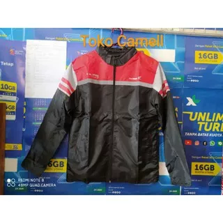 Jaket motor Honda original AHM jaket honda exsclusif Jaket Honda Cari Aman(II) NEW ORI Cuci Gudang