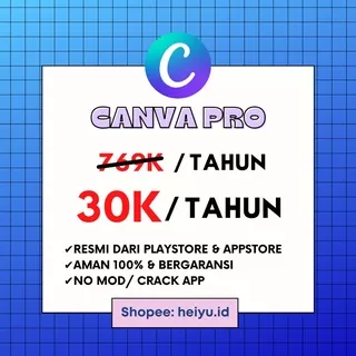 CANVA PRO 1 TAHUN / CANVA PRO SETAHUN BERGARANSI