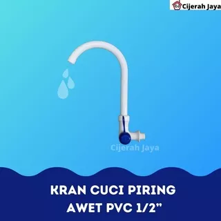 KRAN CUCI PIRING AWET PVC 1/2 / KERAN ANGSA DAPUR / KRAN BCP ANTI KARAT