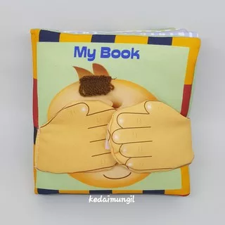 My Book (buku kain/buku bantal/soft book/cloth book/buntal)