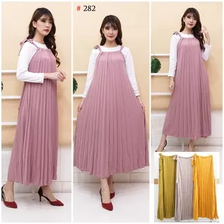 MAXI DRSS PLISKET YUKENSI TALI / DRESS PLISKET PREMIUM / GAMIS PLISKET YUKENSI / DRESS PLISKET TALI