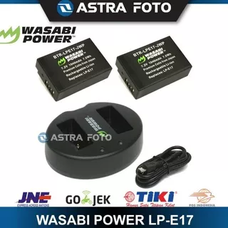 WASABI POWER BATTERY CANON LP-E17 (2-PACK) & DUAL CHARGER