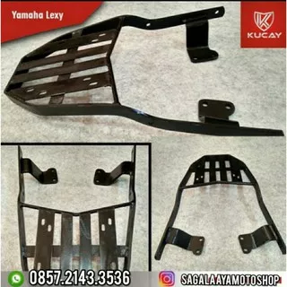 bracket top box kucay statis yamaha lexi mio m3 breket center box murah bisa pke givi kappa shad kmi