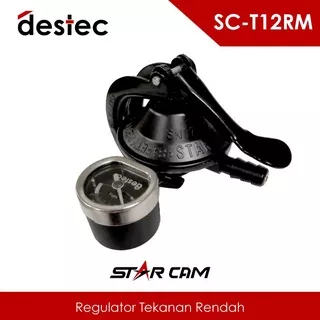 SINTE Regulator Kompor Gas STARCAM + METER SC-23M I Star Cam Pengaman Gas LPG Anti Bocor SC23M SCT12RM