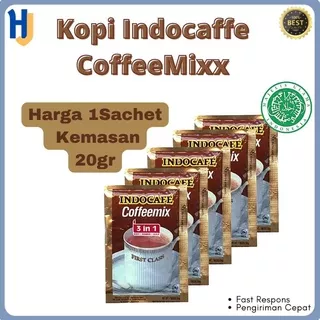 Kopi Indocafe Coffeemix 3 In 1 Sachet 20gr Kopi Mix 1Pcs HJ