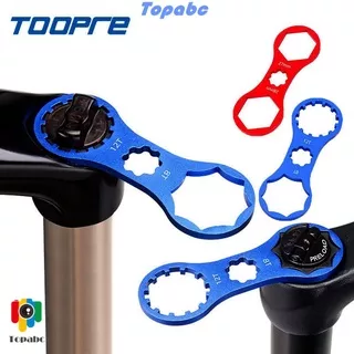 TOP Blue/Red Bike Front Fork MTB 8T 12T Wrench Shock Absorber Bicycle Accessories Fork Removal Tools High Quality XCM XCR XCT Repair Tool/Multicolor