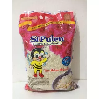 Beras Si Pulen Mutiara Medium Grain 5kg