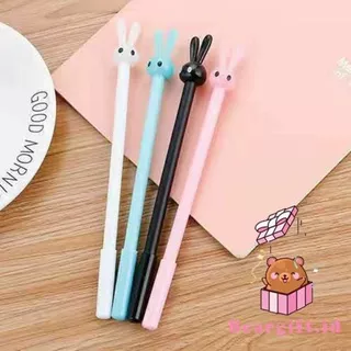 Pulpen Gel Motif Karakter Kelinci / Rabbit Lucu Imut