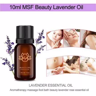 10ml Oils Spa Aroma Relaksasi Pure Essential Oil Lavender Rose Wormwood Fragrance aromatherapy mushifu Oils Spa Aroma Relaksasi