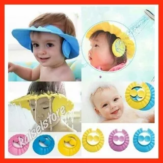 topi mandi bayi topi mandi anak topi mandi topi keramas bayi anak topi mandi keramas bayi anak pelindung air anak penutup kepala mandi anak bayi penutup kepala