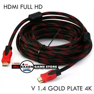 Kabel Hdmi Full Hd 1080p Original 15m - Cable Hdmi Male Gold Plate 15 Meter Tv Led Sony Samsung