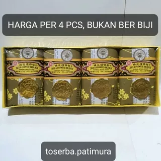 4 pcs Sabun Tawon Bee and Flower Brand Maspion HALAL (Sandal Wood Soap) 4 x 125 gr