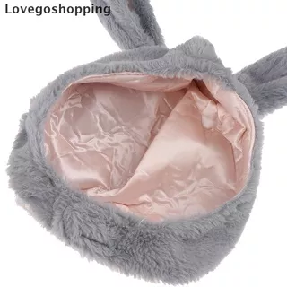 Lovegoshopping Cute Girl Hat Plush Rabbit Bunny Ears Hat Earflap Cap Head Warmer Photo Supplies ID