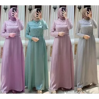 Gamis Ootd hijabs Dress tille makmara gamis terbaru atasan wanita