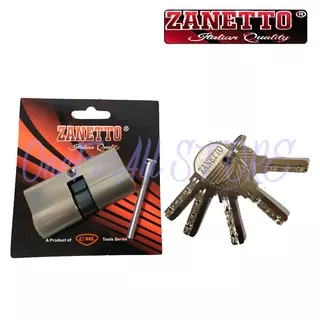 ZANETTO Silinder Kunci Pintu Besar 60mm Door Lock CYLINDER BIG 60 mm Set