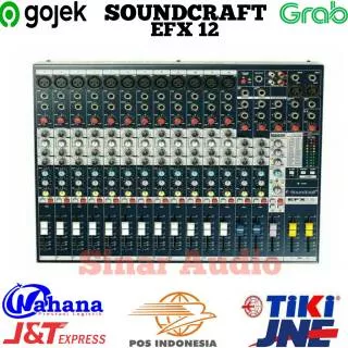 Mixer Soundcraft EFX 12 EFX12 ( 12 channel )