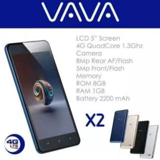 HP Vava X2 - Android 5 4G LTE - Ram 1GB / 8GB - Android Murah - Garansi Resmi 1 Tahun