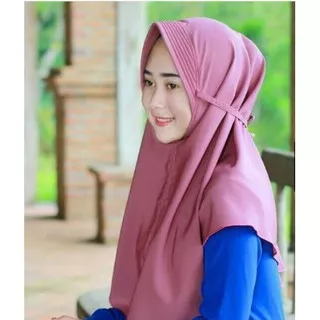 PROMO!!! KHIMAR SIMPEL PET TALI WOLFIS PREMIUM JILBAB SIMPEL PET TALI PET ANTEM