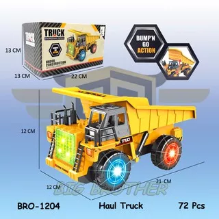 MURAH BRO1204 BRO1349 Forklift Dump Truck Truk Pasir Mainan Anak Mobilan Baterai Batre BIGBROTHER