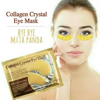 Masker Mata COLLAGEN CRYSTAL GOLD EYE BAG MASK EYEMASK Kantong Black Panda Anti Aging Wrinkle Emas