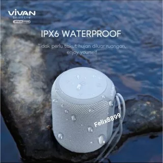 VIVAN VS12 BLUETOOTH SPEAKER SURROUND SOUND 360? Waterproof IPX6 Hi-Fi TWS VIVAN VS 12