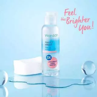 WARDAH MICELLAR WATER/ PERFECT BRIGHT TONE UP MICELLAR WATER 100 ml/ WARDAH MURAH/ KOSMETIK WARDAH