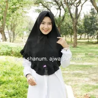 Jilbab Khimar pet rempel