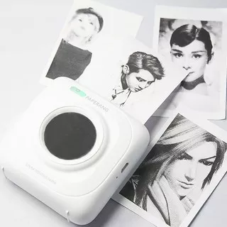 Wireless Pocket Printer Mini Black and White Retro PAPERANG P1