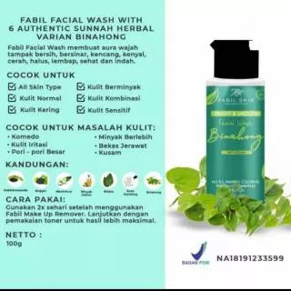 Fabil Fresh Herbal Binahong sabun jerawat alami tanpa bahan kimia sintetis untuk kulit normal