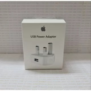 USB Power Adapter Kepala Charger Kaki 3 UK I PHONE IP 5 5s 6 6s 7 8 plus X XR XS Original