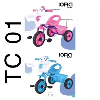 Tricycle PMB IORA TC 01 TC01 TC 05 TC05  TC 07 TC07 Musik Lampu Sepeda Anak Roda Tiga